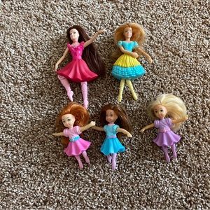 Barbie & The 12 Dancing Princesses - Five McDonalds Happy Meal Toys